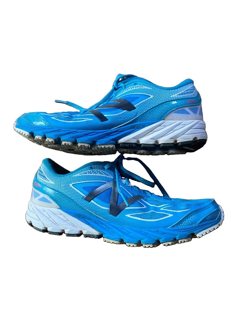 New Balance 870v4 Women's Cross Training Running Shoes Blue White Size 8.5 D
